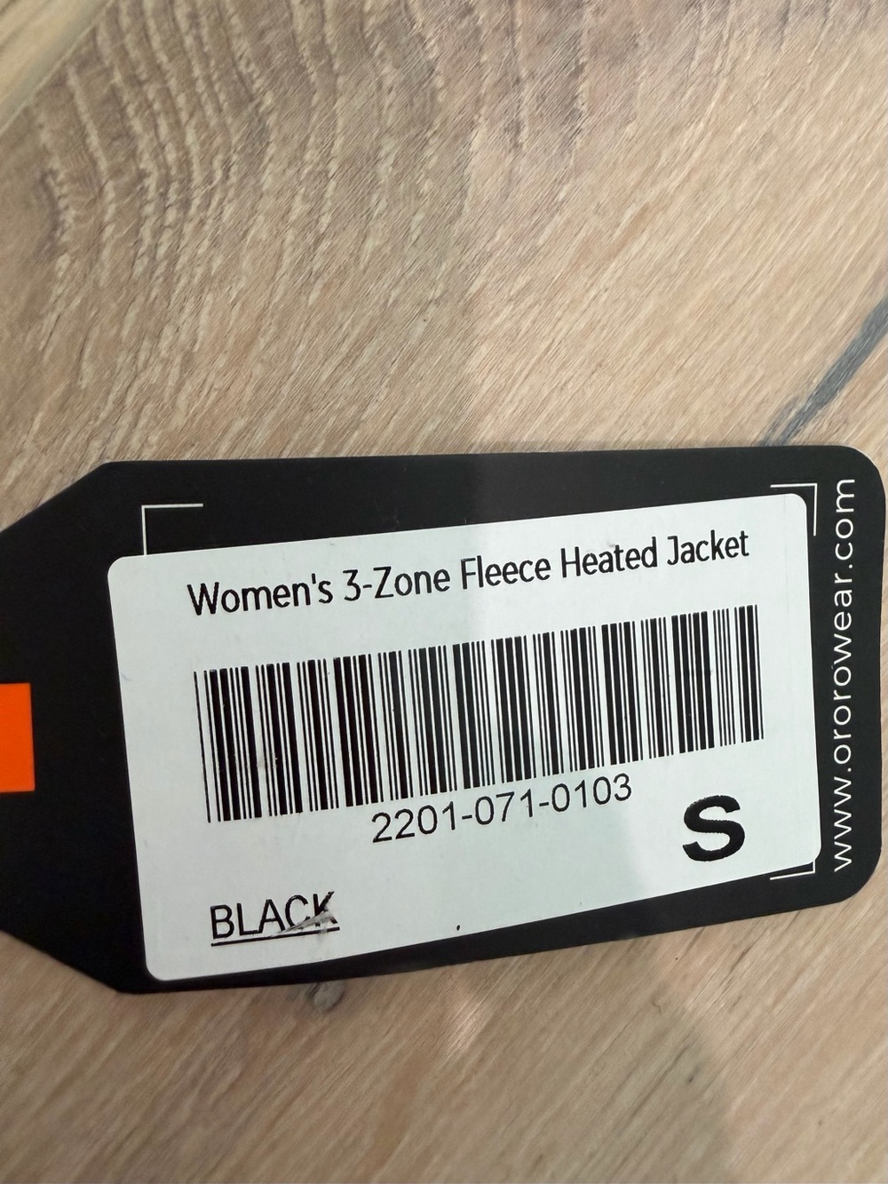 Ororo Women's 3 zone fleece heated jacket - Picture 10 of 10